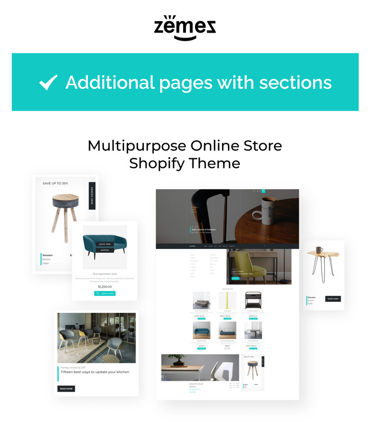 Furnitto Furniture Store Shopify Theme #65766-1