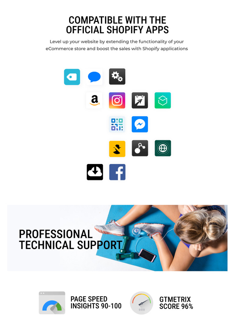 Fitrue Sports Store Multipage Clean Shopify Theme #81890-3