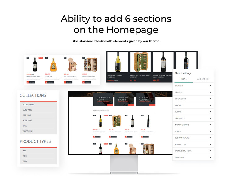 Excellent Wine Store Shopify Theme #52597-2