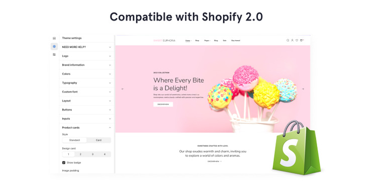 Sweet Euphoria Sweets King Online Store Shopify Theme #53922-2