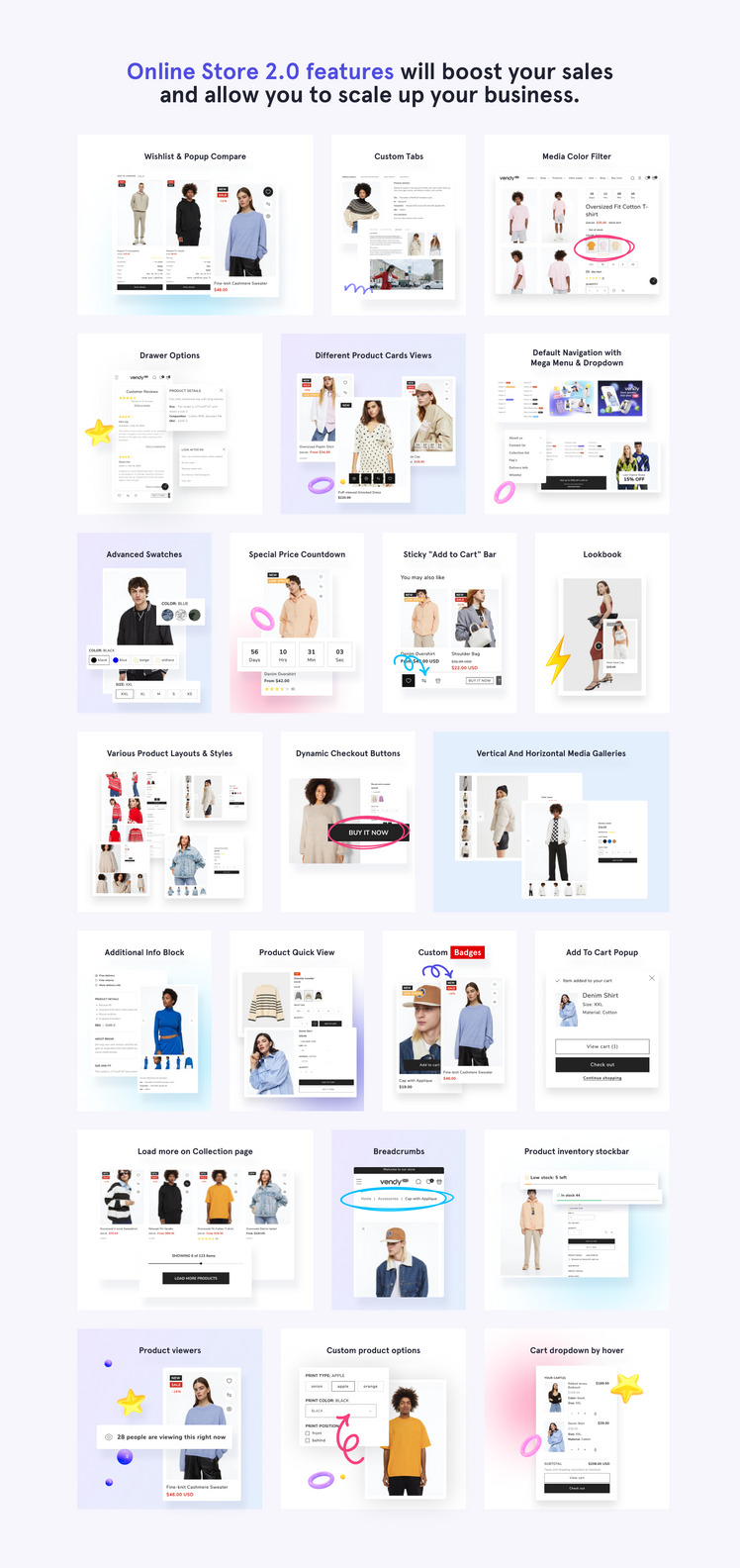 Vendy Pro Innovative Multipurpose Shopify Theme OS #361608-3