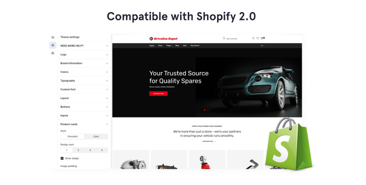Driveline Depot Auto Spare Parts Responsive Shopify Online Store Theme #47703-2