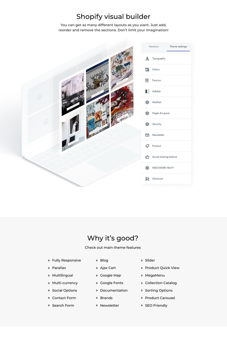 Artist Art Gallery eCommerce Shopify Theme #79524-2