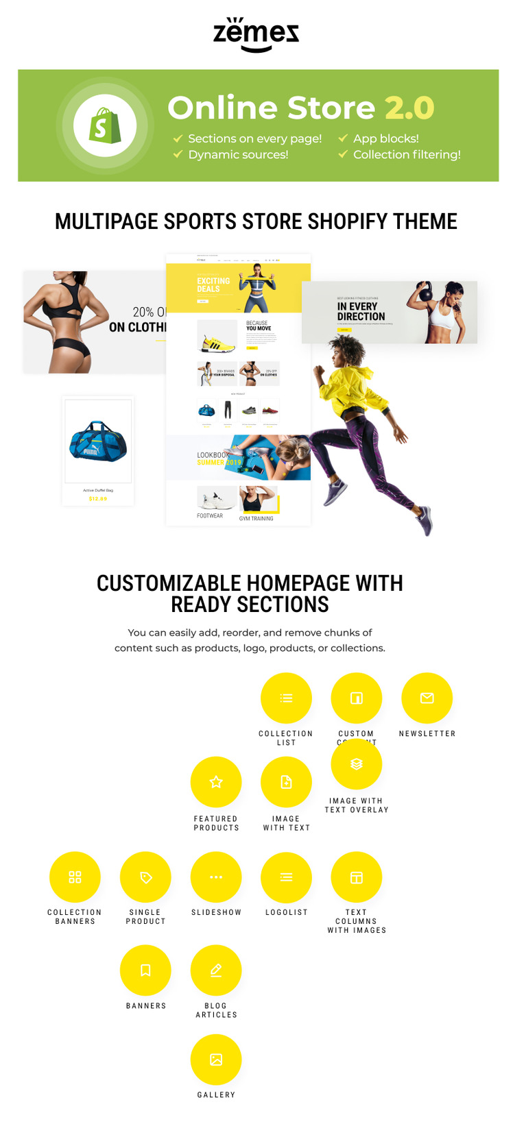 Fitrue Sports Store Multipage Clean Shopify Theme #81890-1