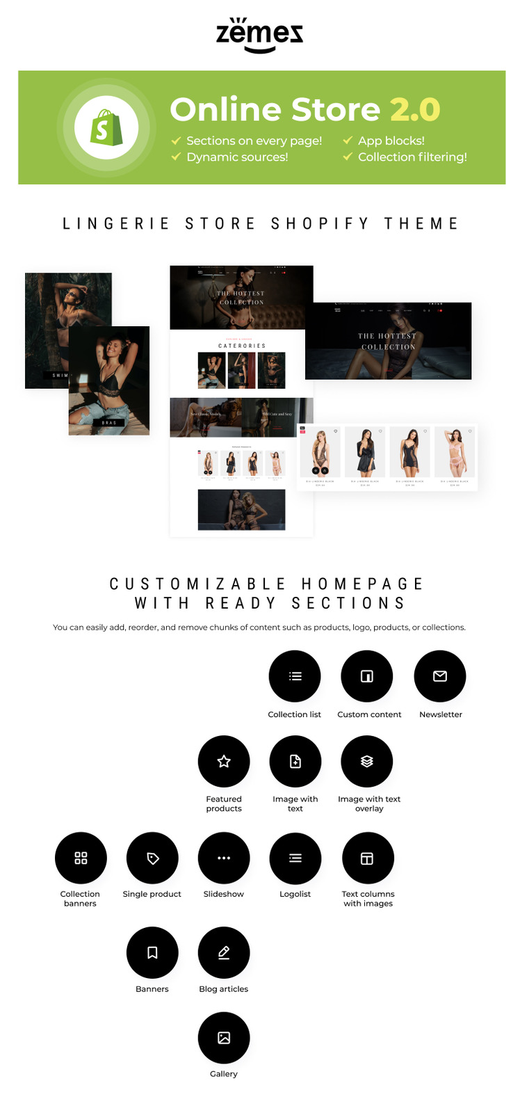 Under Wear Lingerie Store Shopify Theme #85219-1