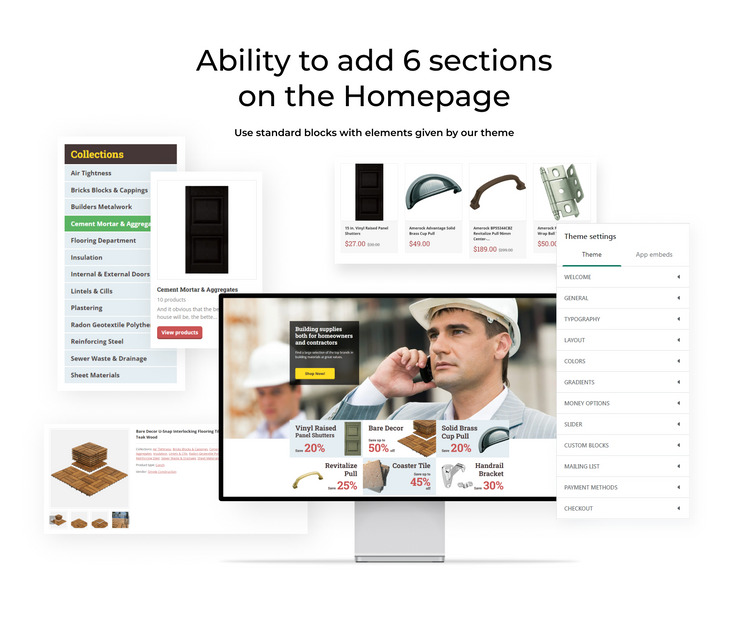 Simple Construction Shopify Theme #55965-2