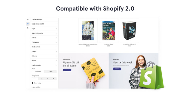 Novel Nook Literature Online Store Shopify Theme #52933-2