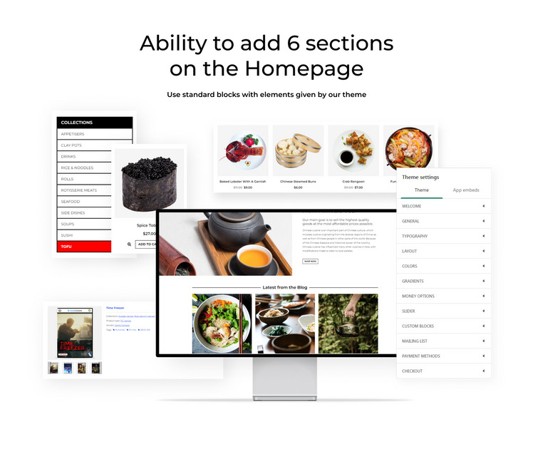 China Town Sushi Restaraunt Shopify Theme #68687-2