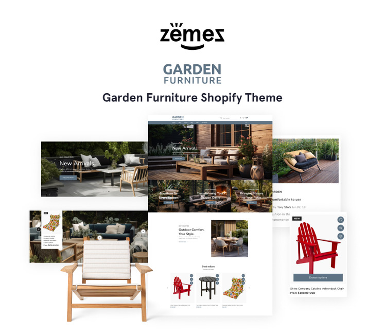 Garden Furniture Furniture Interior Design Online Store Shopify Theme #59042-1