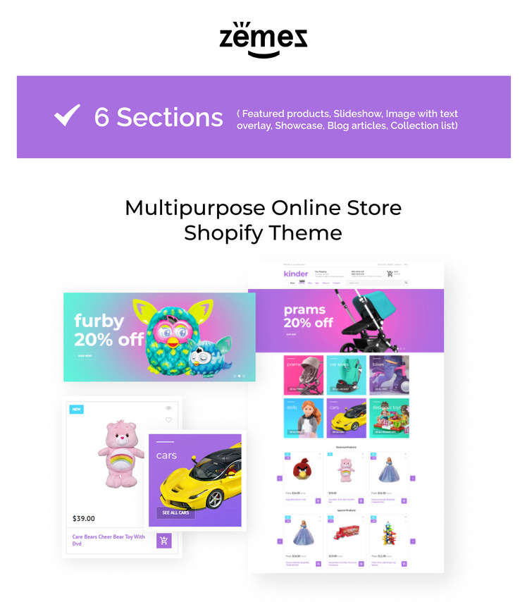 Kinder Toy Store Shopify Theme #62403-1