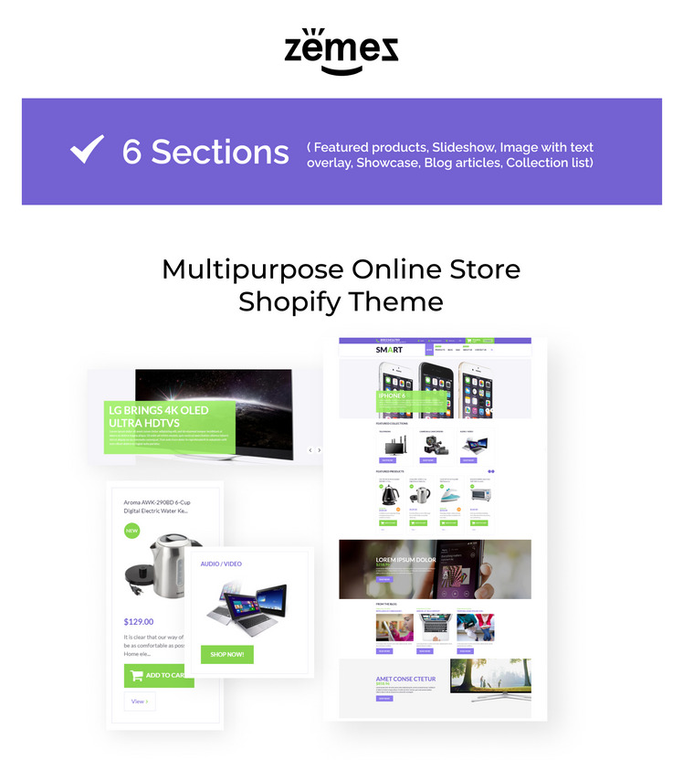 Smart Store and Electronics Shopify Theme #53497-1