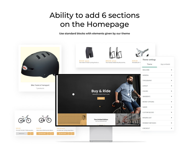 BikeRond Bike Shop Responsive Shopify Theme #66867-2