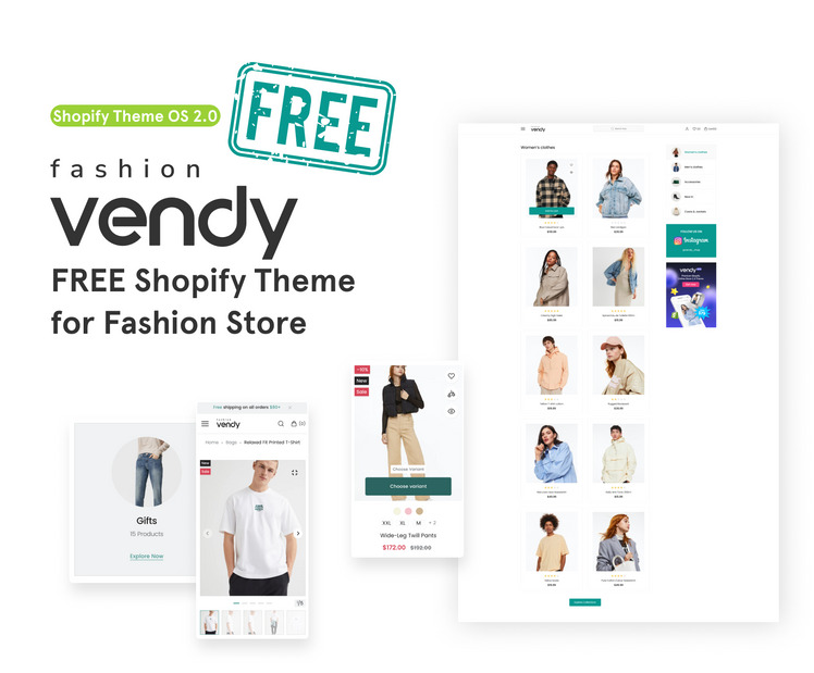 Vendy Fashion Store Free Theme #330748-1
