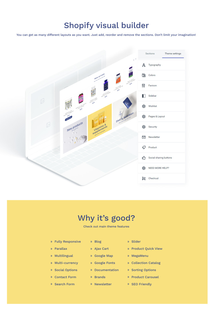 BionCo Shopify Store Template for Supplement #190354-2