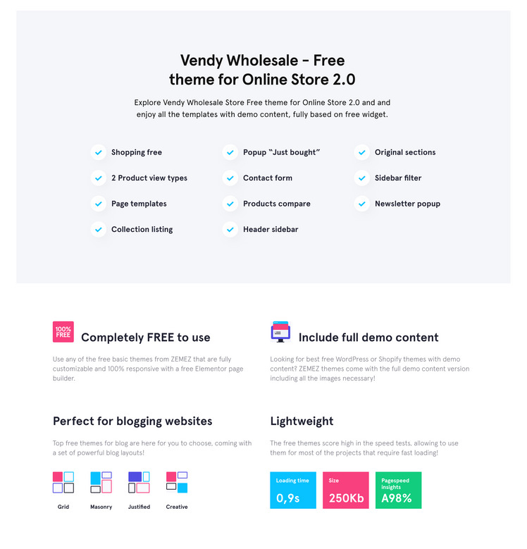 Vendy Spare Parts Store Free Theme #340678-2
