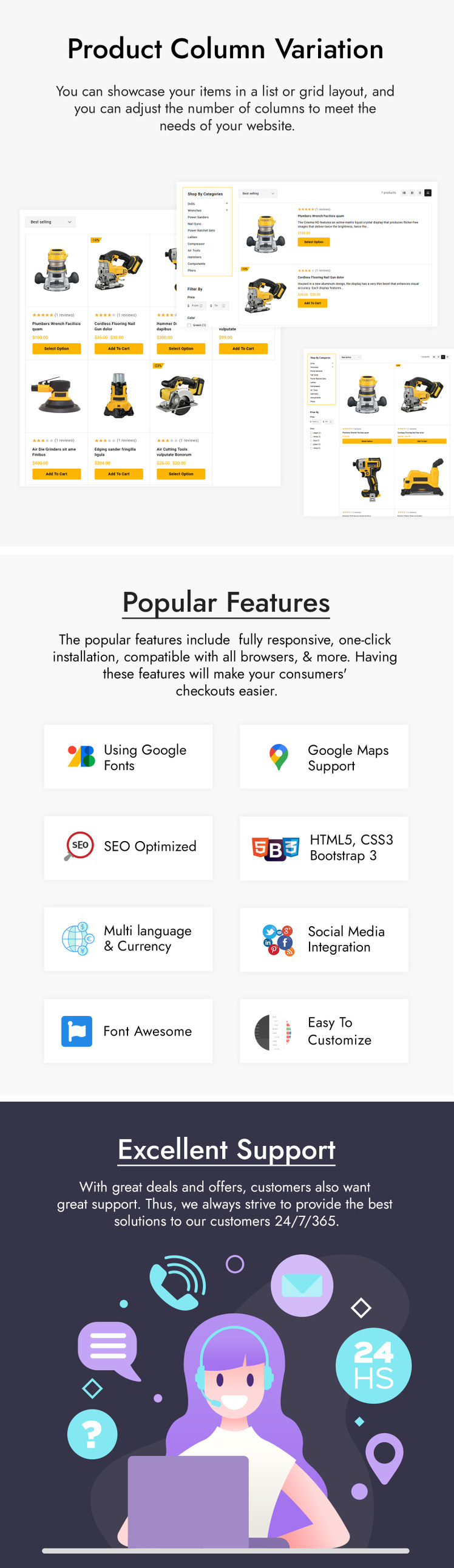Etools Power and Hand Tools Shopify Theme #207772-4