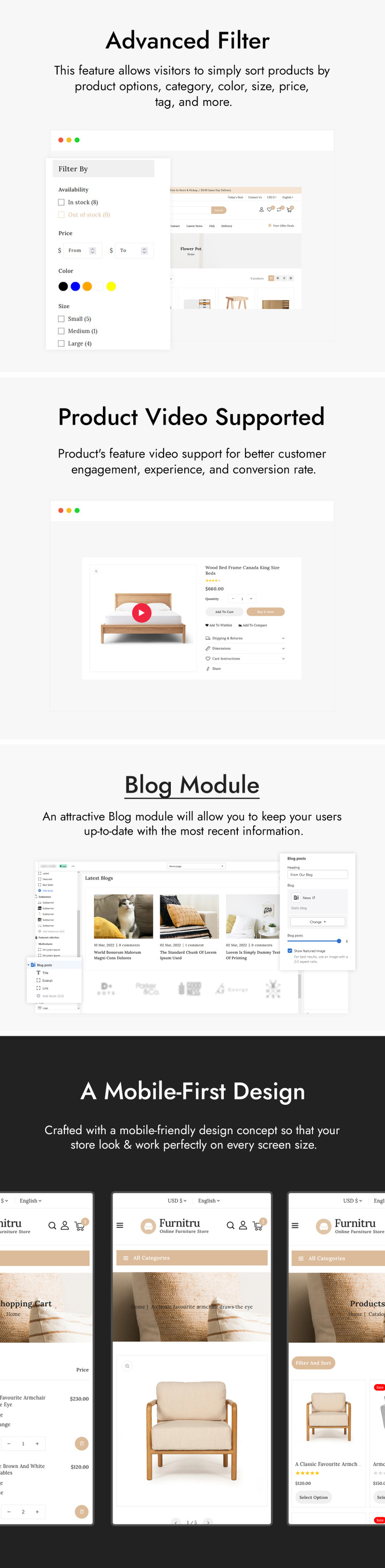 Furnitru Furniture Store Shopify Theme #236364-3