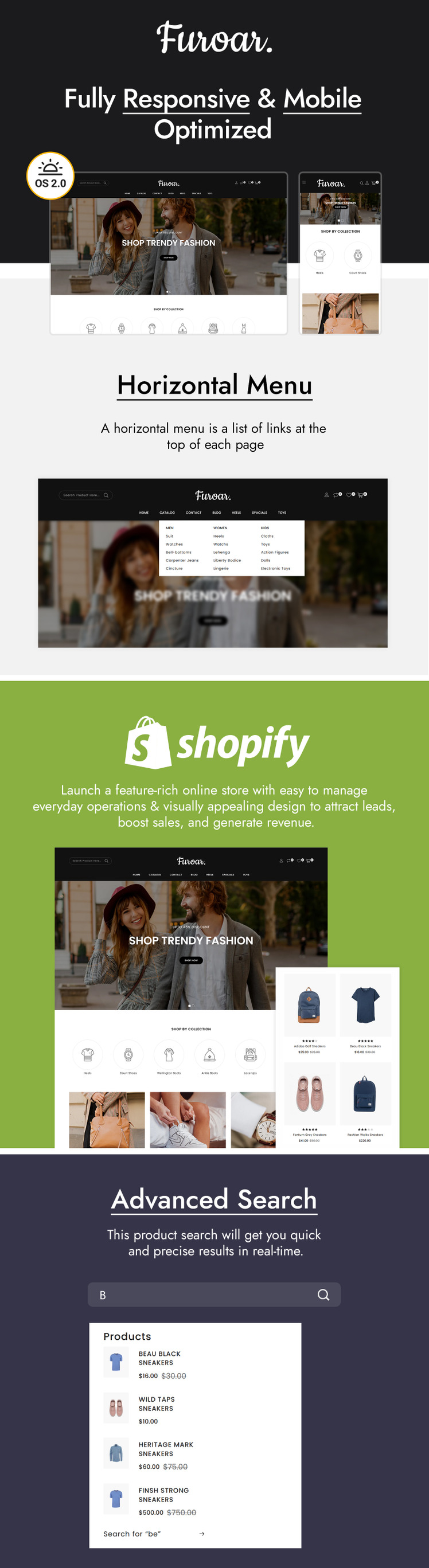 Furoar Fashion and Accessories Shopify Theme #252616-1
