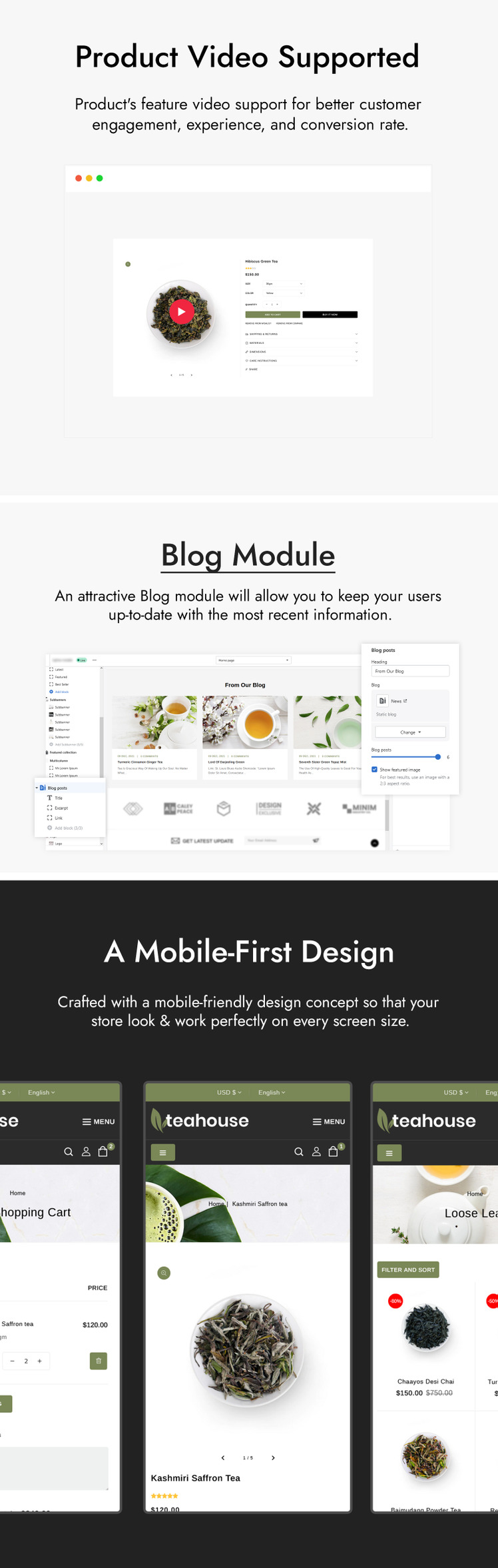 Teahouse Tea Coffee and Spice Shopify Theme #223110-3