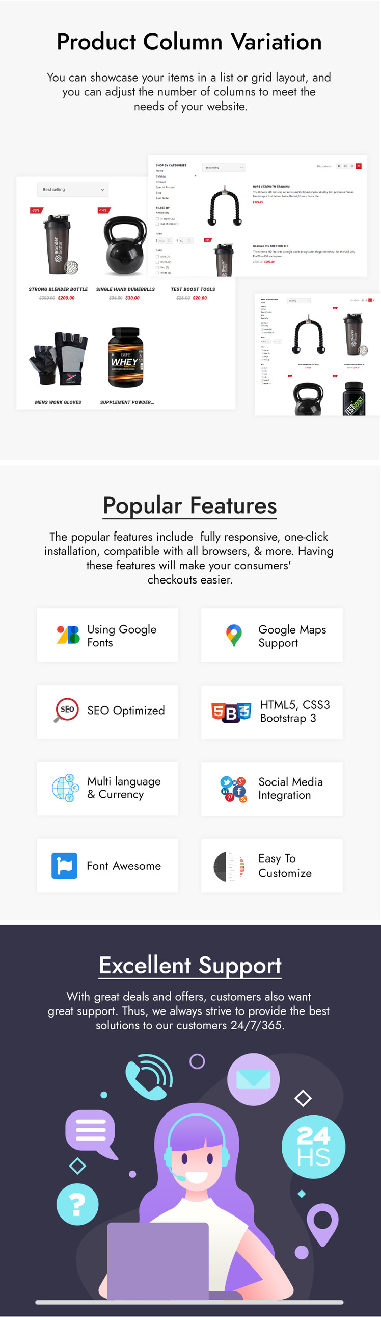 Bodyflex Gym and Fitness Shopify Theme #217442-4