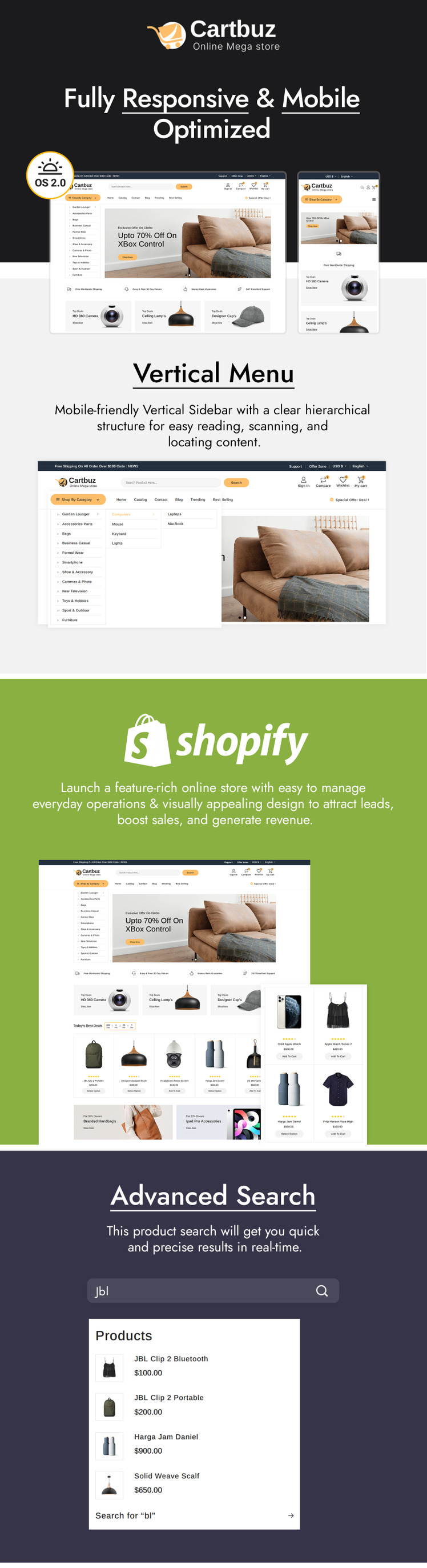 Cartbuz Multipurpose Shopify Theme #243804-1
