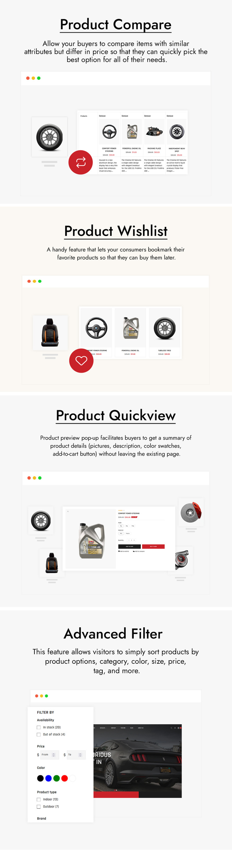 AutoWey Auto Parts Store Shopify Theme #243068-2