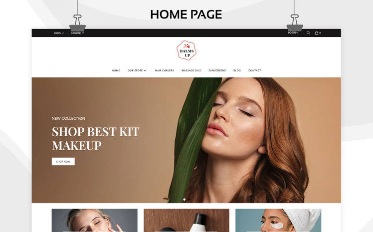 Balmsup Cosmetics Beauty Shopify Theme #244642