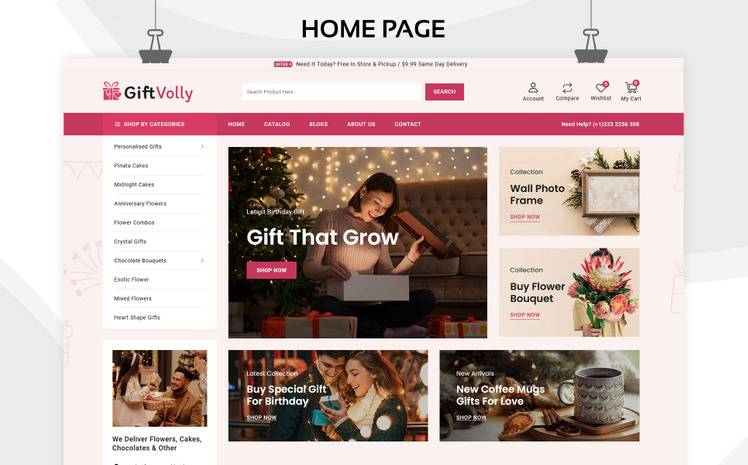 Giftvolly Gift Souvenir Shopify Theme #258391