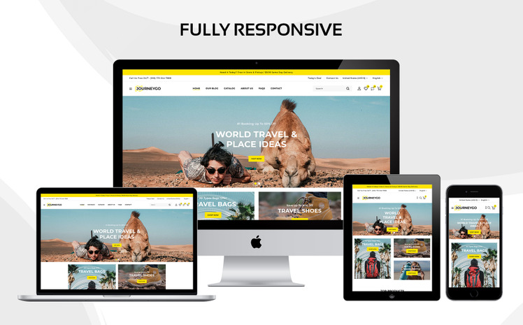 Journey Shopify Responsive Theme for Travel #270335