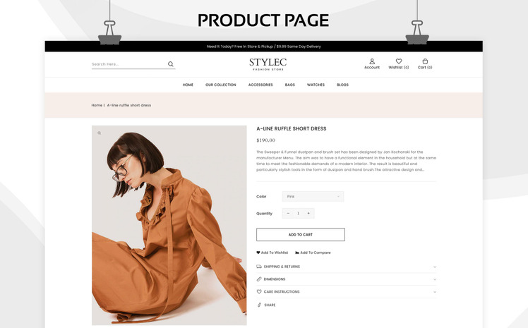 Stylec The Fashion Responsive Shopify Theme #238875