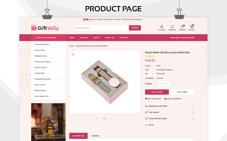 Giftvolly Gift Souvenir Shopify Theme #258391