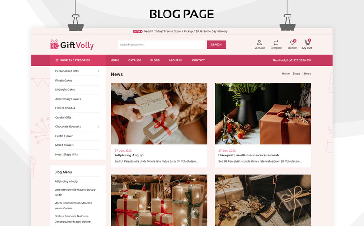 Giftvolly Gift Souvenir Shopify Theme #258391