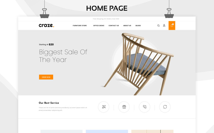 Craze The Multishop Responsive Premium Shopify Theme #83515