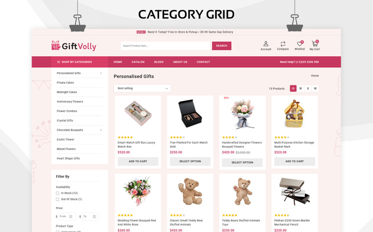 Giftvolly Gift Souvenir Shopify Theme #258391