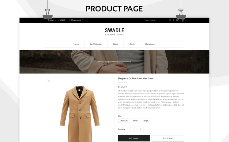 Swadle The Fashion Responsive Shopify Theme #239497
