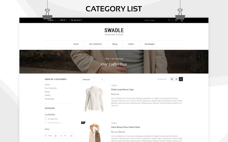 Swadle The Fashion Responsive Shopify Theme #239497