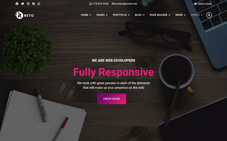 Reto - Responsive Multipurpose Joomla 4 & 5 Template With Page Builder ...