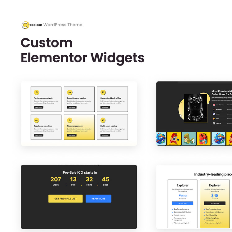 Codicon X Codicon – Crypto Exchange and Fintech Companies WordPress Theme #261991