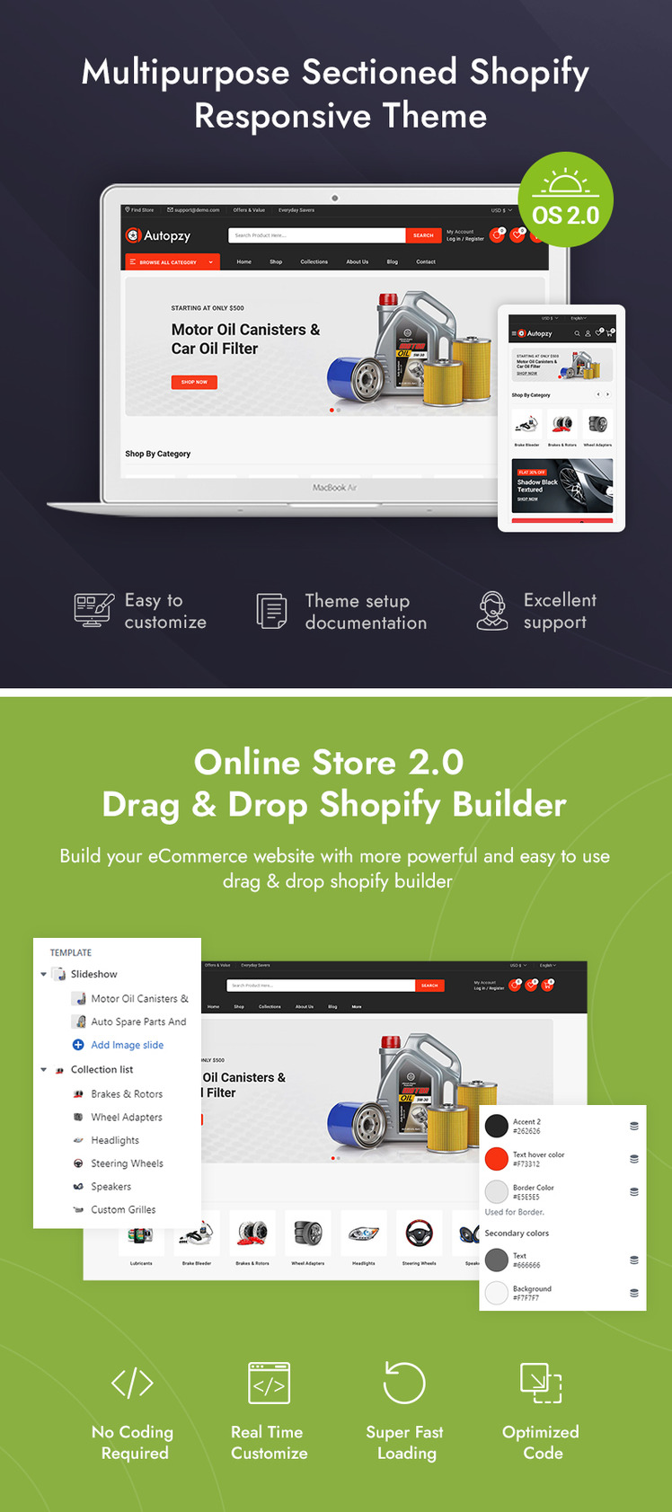 Autopzy Auto Parts Store Shopify Responsive Theme #330332-1