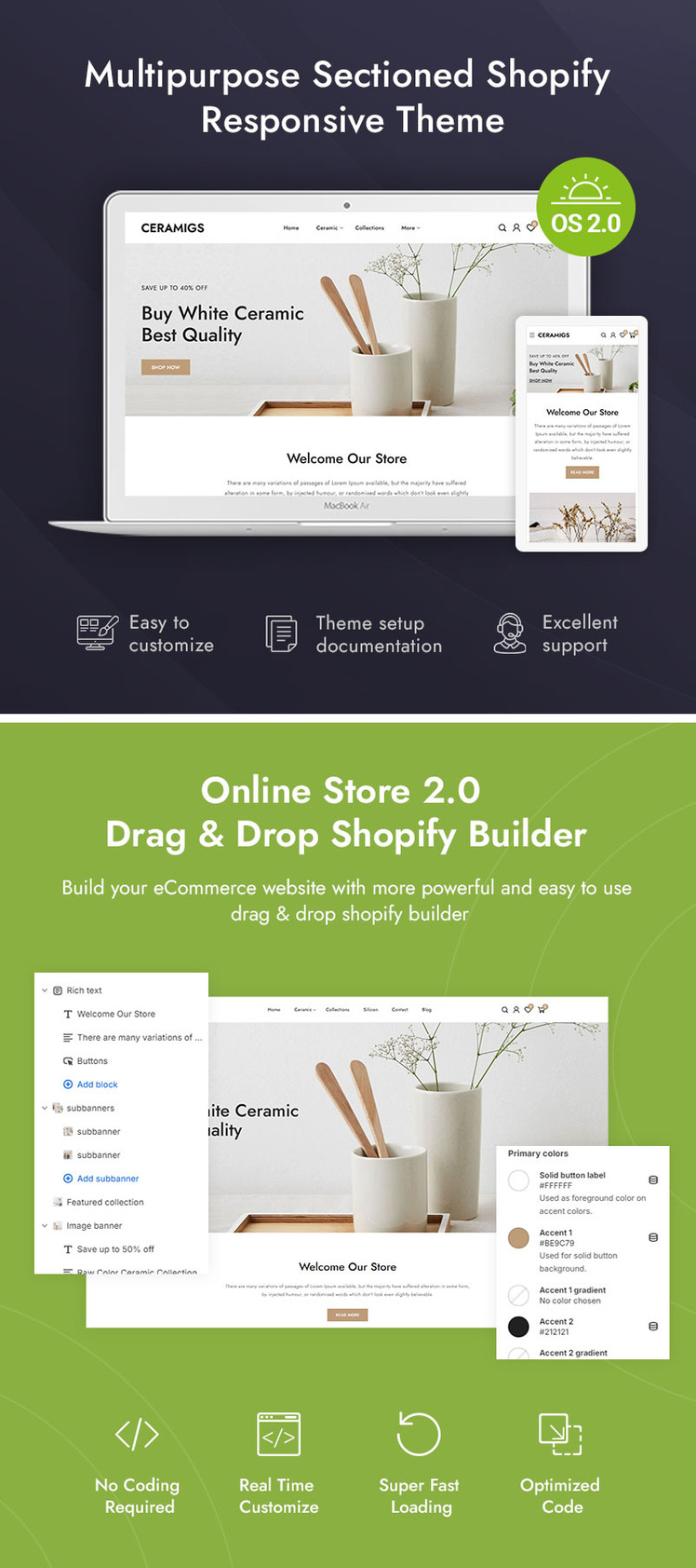 Ceramigs Ceramic and Handmade Art Store Shopify Responsive Theme #413062-1