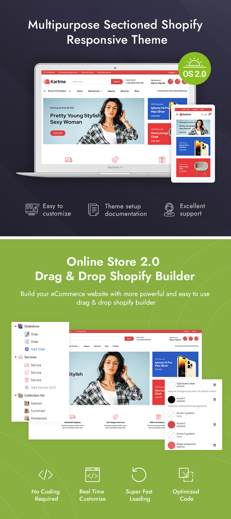 Kartme Advanced Multi purpose Mega Store Shopify Responsive Theme #304319-1