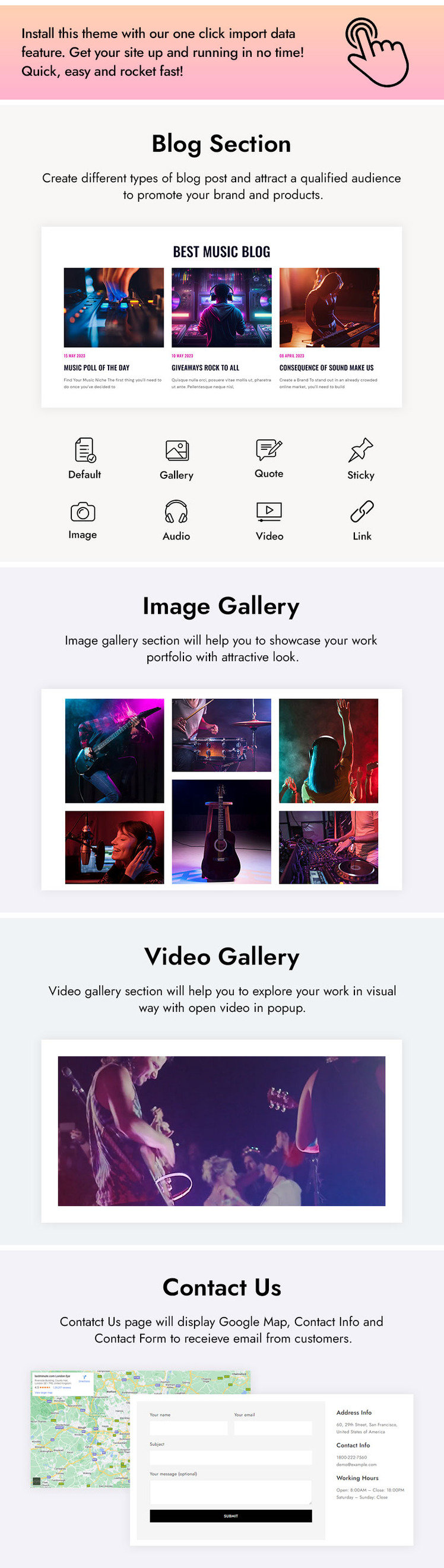 Mauzic Music Artist Elementor WordPress Theme #336730-4