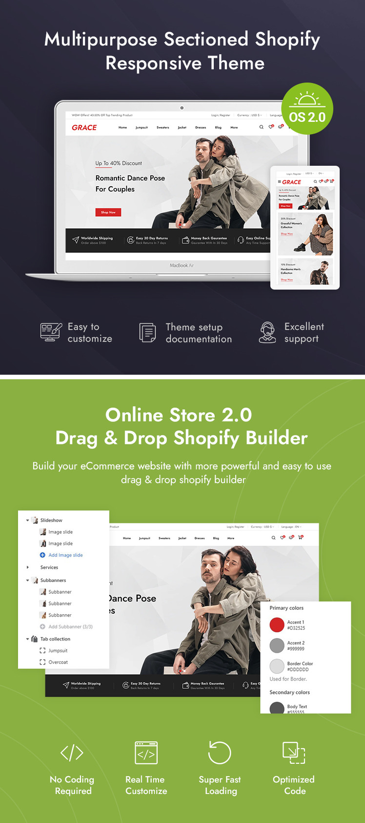Grace Apparel Store Shopify Responsive Theme #222460-1
