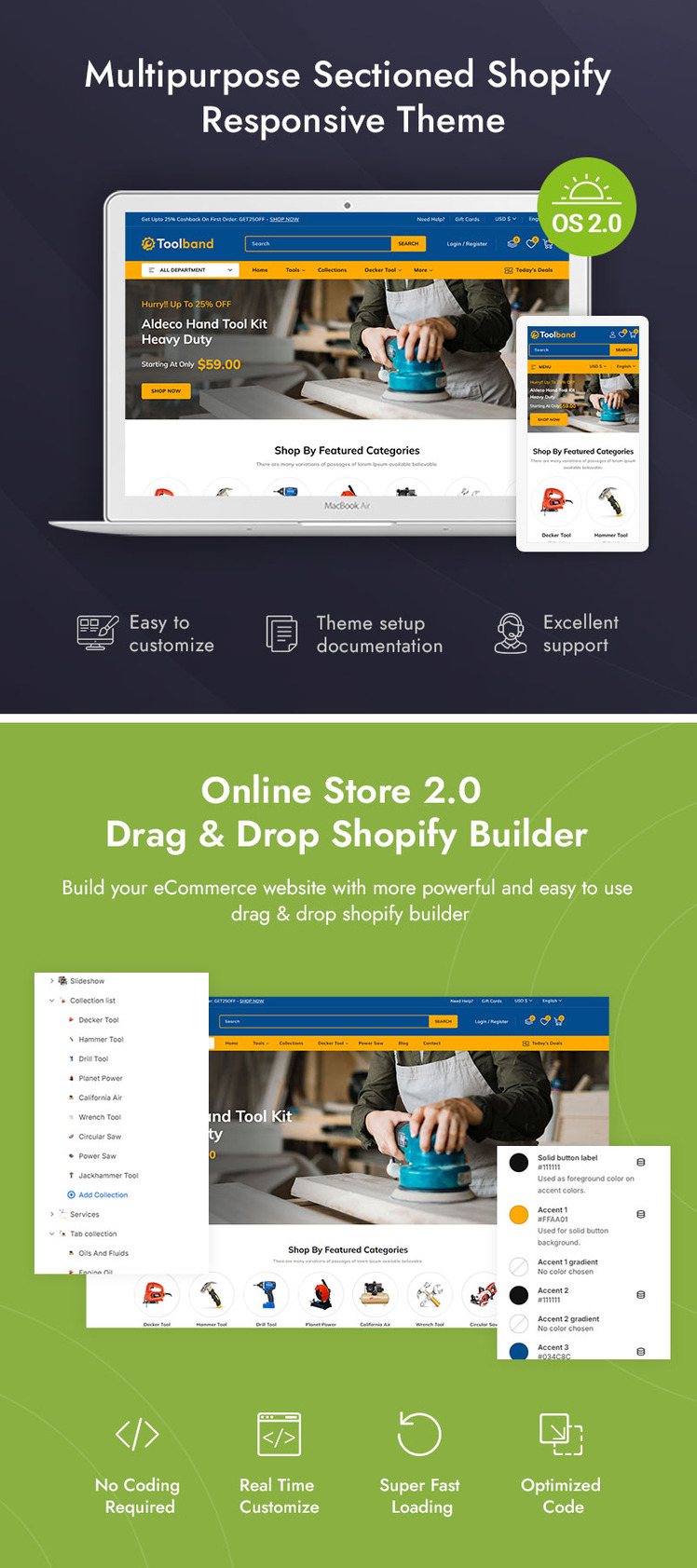 Toolband Multipurpose Tools Store Shopify Responsive Theme #392932-1