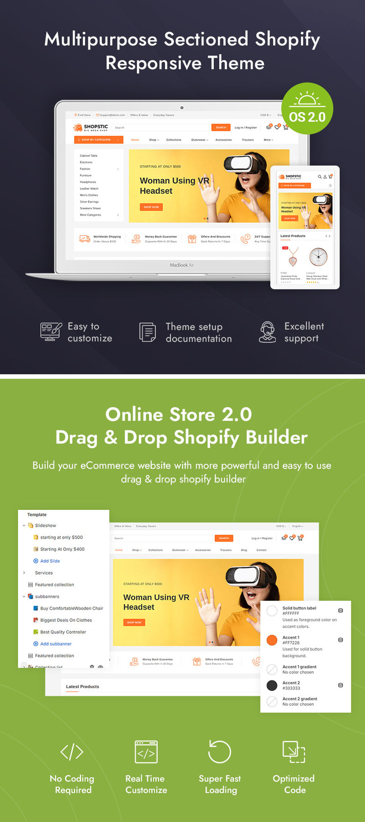 Shopstic Mega Store Shopify Responsive Theme #336024-1