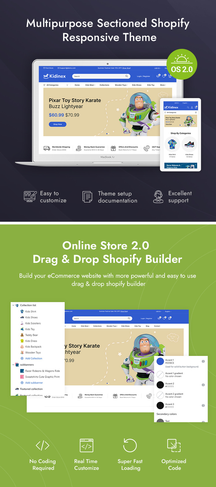 Kidinex Kids Store and Baby Shop Shopify Responsive Theme #345978-1