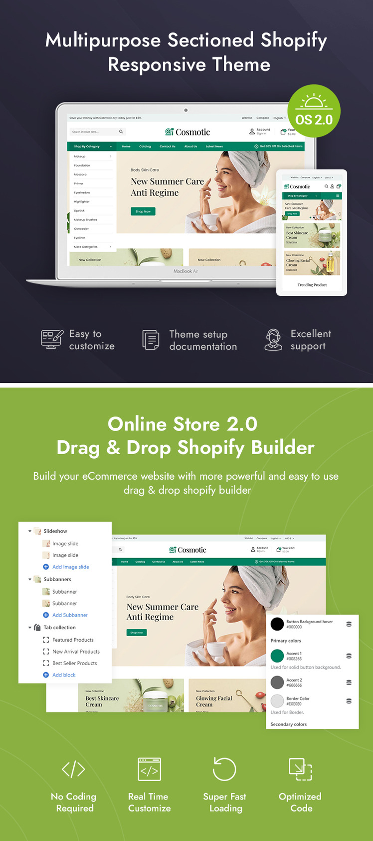 Cosmotic Beauty Store Shopify Responsive Theme #256005-1