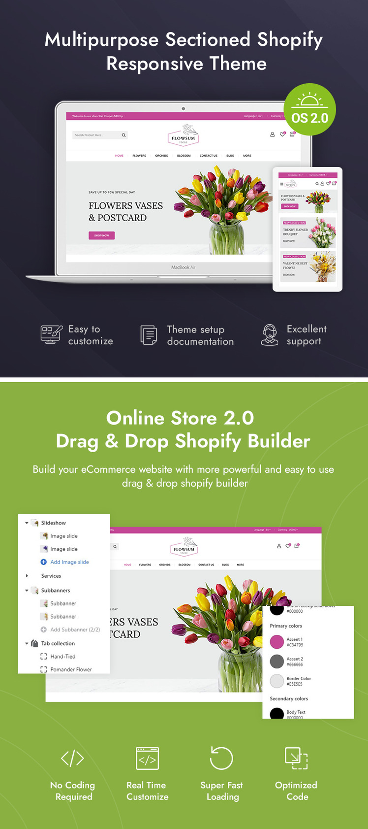 Flowsum Flowers Store Responsive Shopify Theme #243254-1