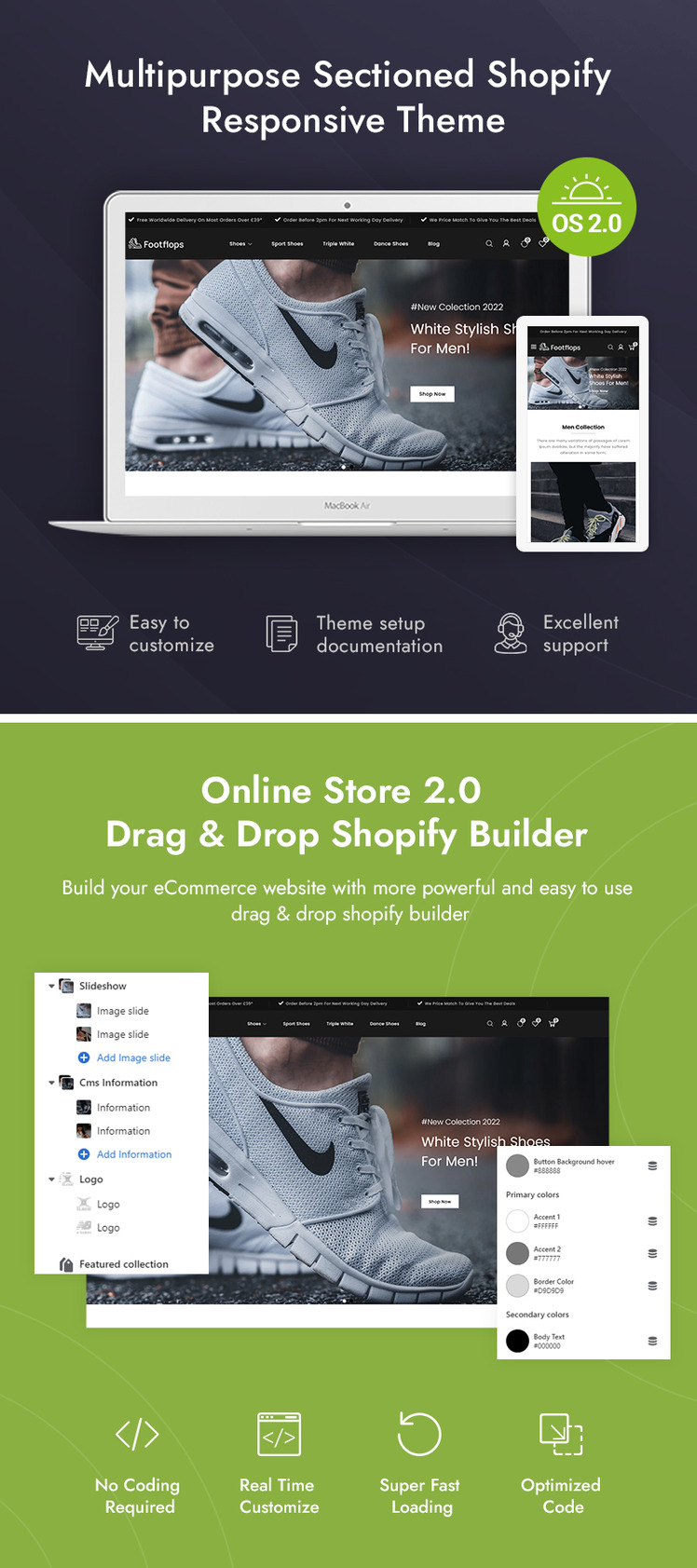 Footflops Shoes Fashion Store Shopify Responsive Theme #269256-1