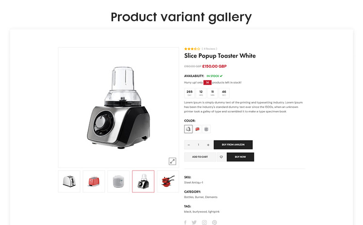 Kitchen The Kitchen Appliance Premium Shopify Theme #207556